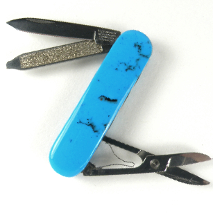 Buy Victorinox Swiss Army 53001T Classic - Turquoise at Country Knives.