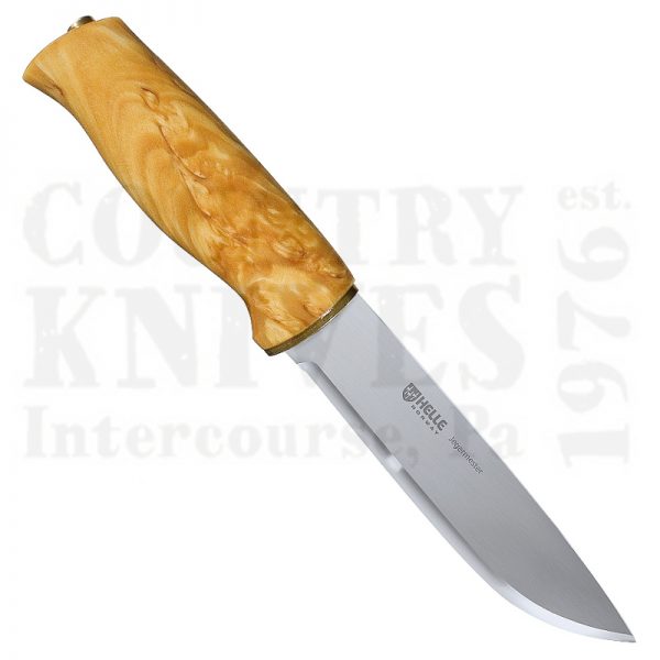 Buy Helle  HE42 Jegermester - Curly Birch & Bone at Country Knives.