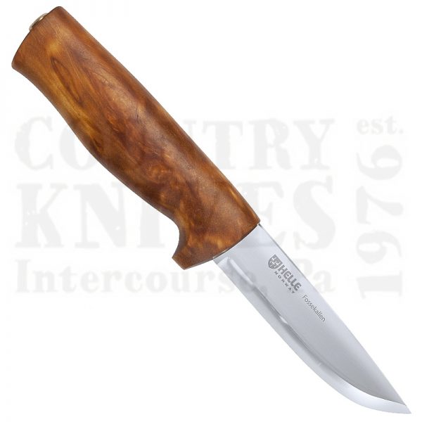 Buy Helle  HE49 Fossekallen - Triple Laminate / Curly Birch at Country Knives.