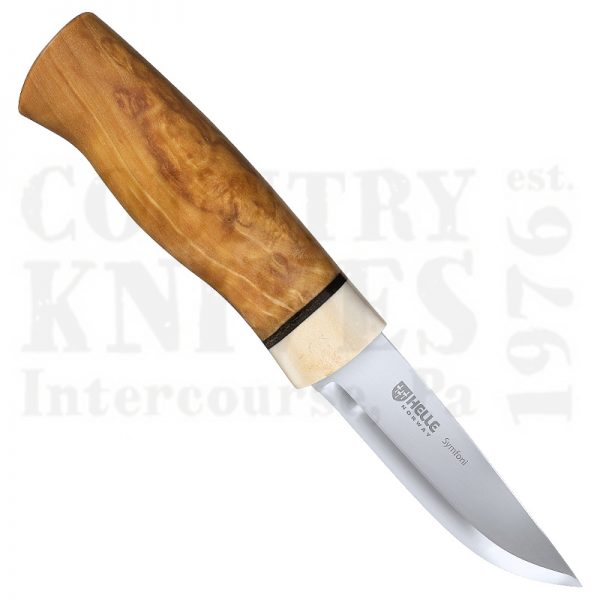 Buy Helle  HE88 Symfoni - Curly Birch & Reindeer Antler at Country Knives.