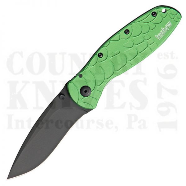 Buy Kershaw  K1670SPGRN Blur - Green Anodized Aluminum/CPM 154 at Country Knives.
