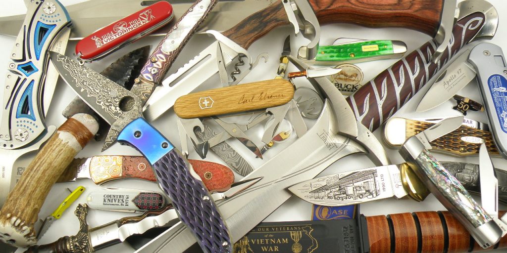 Custom Order Knife Storage Systems: Koa Stands and Knife Blocks