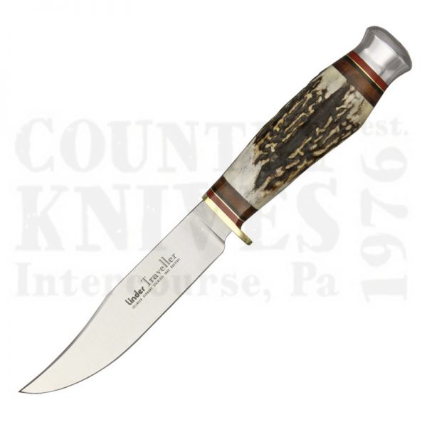 Buy Linder  LND190112 4¾'' Traveller - India Stag at Country Knives.