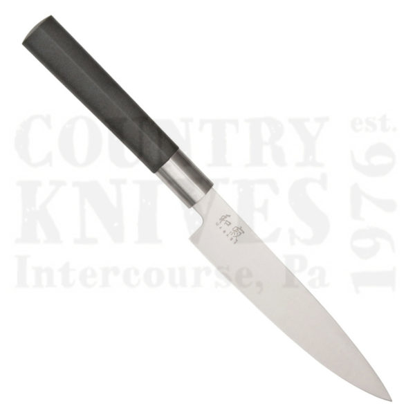 Buy Kai  K6715U 155mm Utility Knife - Black Wasabi at Country Knives.