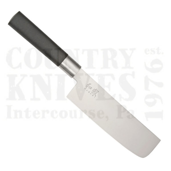 Buy Kai  K6716N 165mm Nakiri - Black Wasabi at Country Knives.