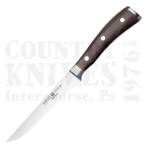 Buy Wüsthof-Trident  WT4958 5" Boning Knife - Ikon Blackwood at Country Knives.