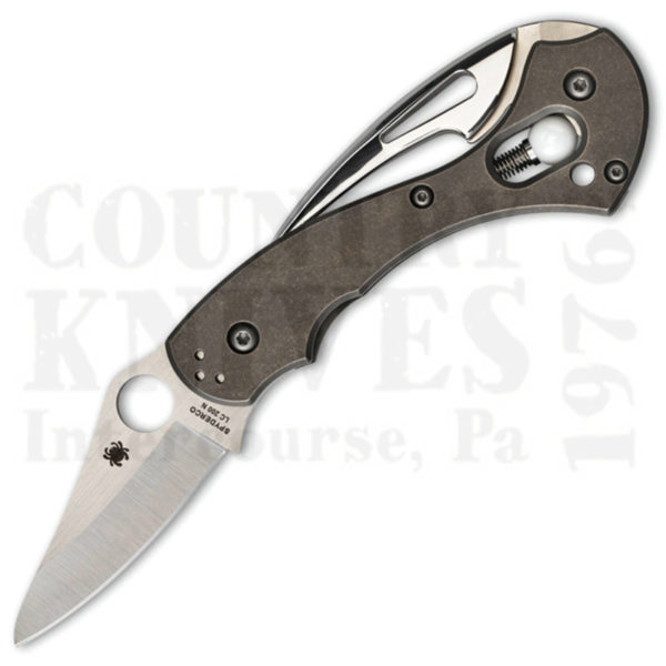Buy Spyderco  C06TIP Tusk - Titanium at Country Knives.