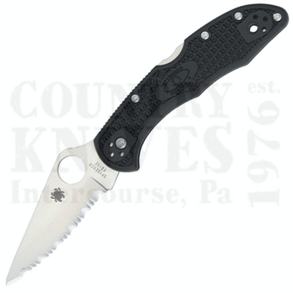 Buy Spyderco  C11SBK4 Delica4 - BLACK FRN / SpyderEdge at Country Knives.