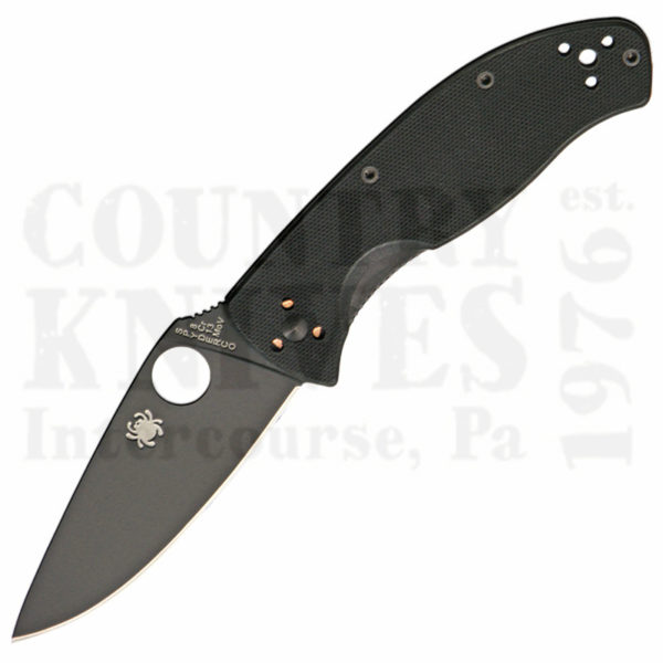 Buy Spyderco  C122GBBKP Tenacious - TiN / PlainEdge at Country Knives.