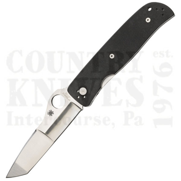 Buy Spyderco  C174GP Double Bevel - PlainEdge at Country Knives.