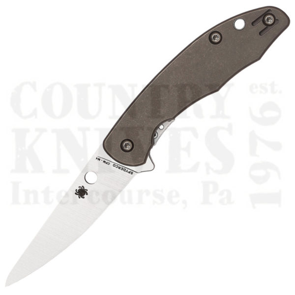 Buy Spyderco  C203TIP Mantra2 - Narrow Drop Point  / Titanium at Country Knives.