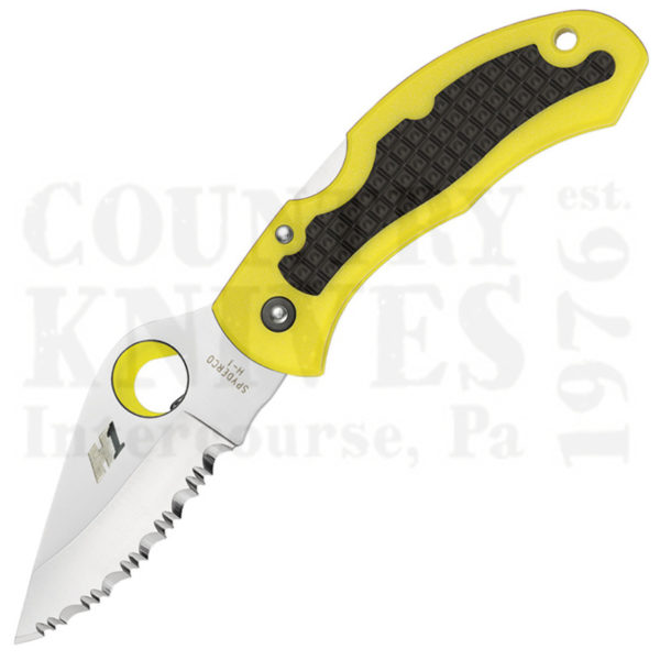 Buy Spyderco  C26SYL Snap-It Salt - YELLOW FRN / SpyderEdge at Country Knives.
