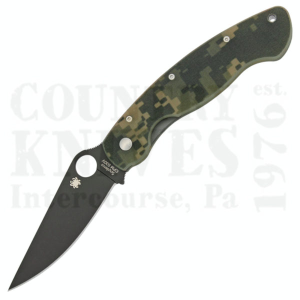 Buy Spyderco  C36GPCMOBK Military Model - W-DLC / Digicam at Country Knives.