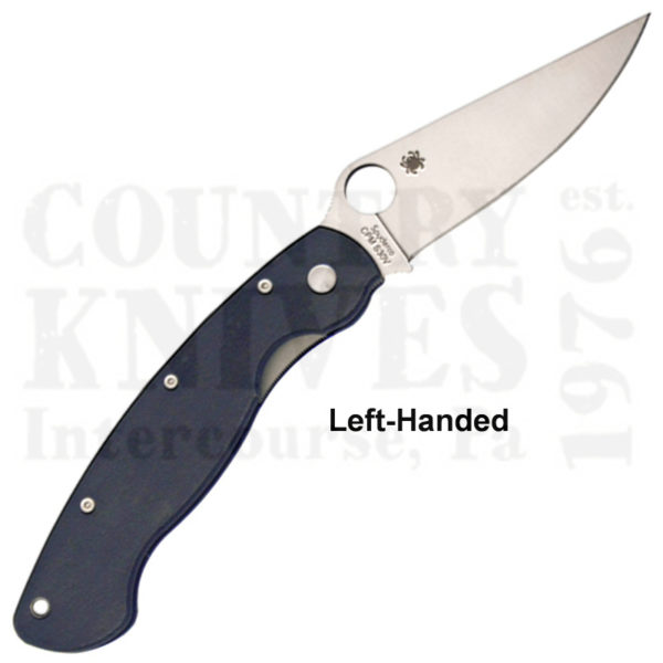 Buy Spyderco  C36GPLE Military Model - LH / PlainEdge at Country Knives.