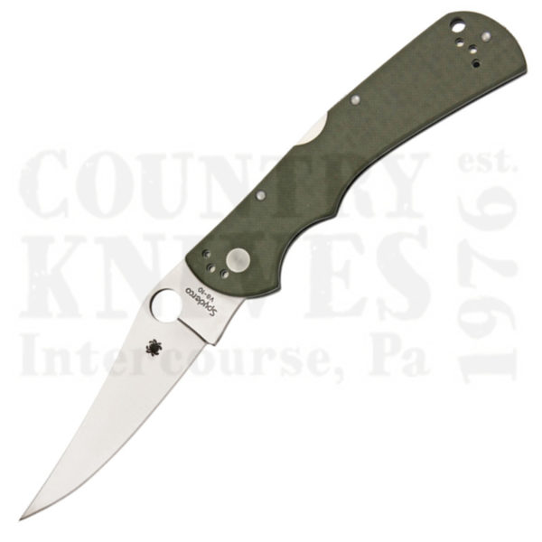 Buy Spyderco  C58GPFG J.D. Smith - Foliage Green G-10 / PlainEdge at Country Knives.
