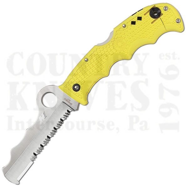 Buy Spyderco  C79PSYL Assist Salt - YELLOW FRN / Carbide Tip at Country Knives.