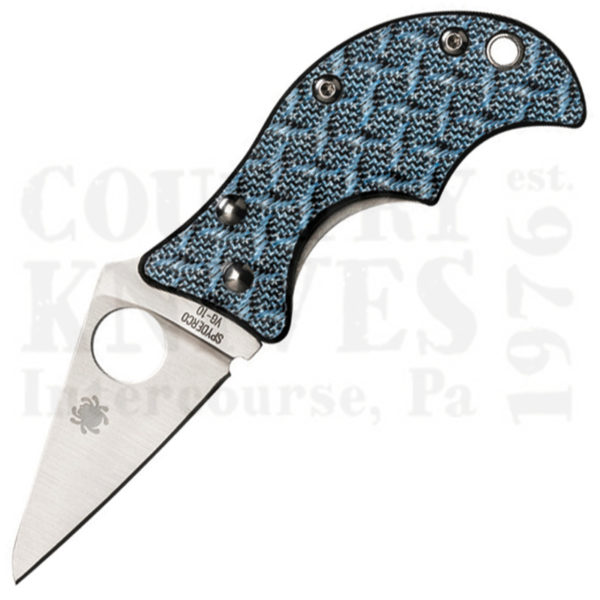 Buy Spyderco  C86GFBLP Spin - Blue Nishijin at Country Knives.