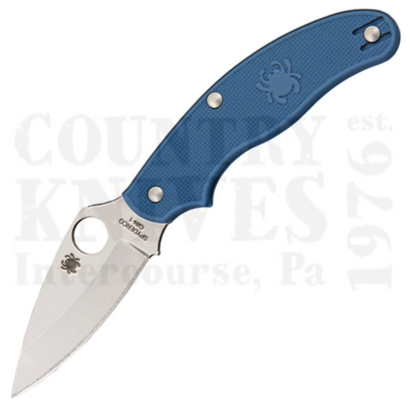 Buy Spyderco  C94PBL UK Pen - Leaf - BLUE FRN / PlainEdge at Country Knives.