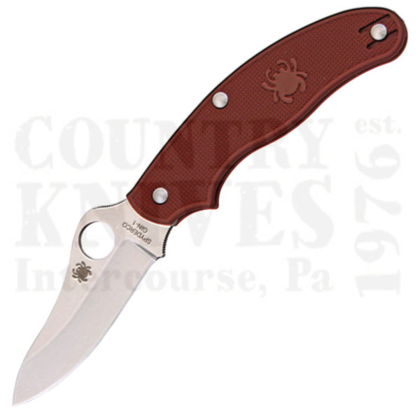 Buy Spyderco  C94PMR3 UK Pen - Lightweight - MAROON FRN / PlainEdge at Country Knives.