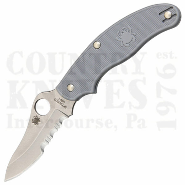 Buy Spyderco  C94PSGY3 UK Pen - Lightweight - GRAY FRN / CombinationEdge at Country Knives.