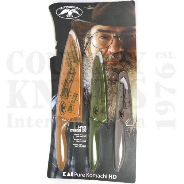 Buy Kai  DHKS0310 HD Three Piece Set - Duck Commander at Country Knives.