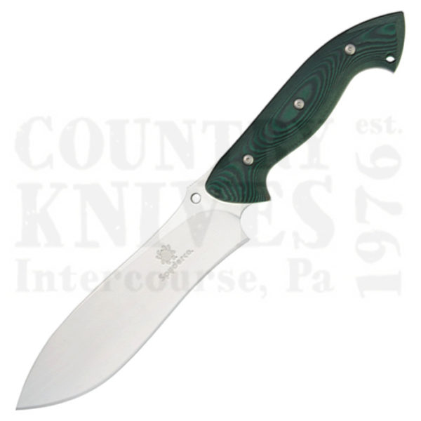 Buy Spyderco  FB17P Forager - Green Micarta at Country Knives.