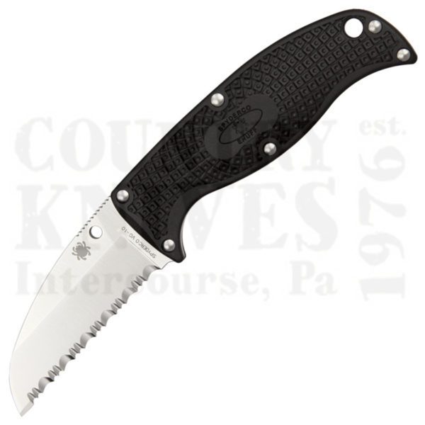 Buy Spyderco  FB31SBK Enuff - FRN / SpyderEdge / Sheepfoot at Country Knives.