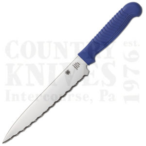 Spyderco | Spyderco CulinaryK04SBL6″ Utility Knife – BLUE / SpyderEdge