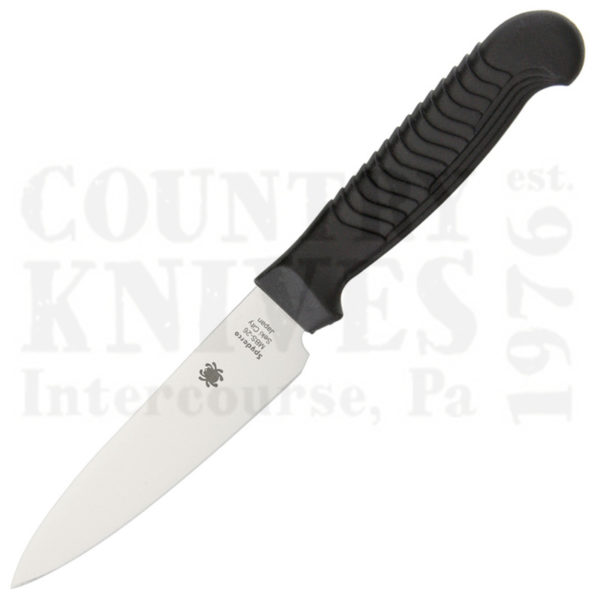 Buy Spyderco Spyderco Culinary K05PBK 4½" Utility Knife - BLACK / PlainEdge at Country Knives.