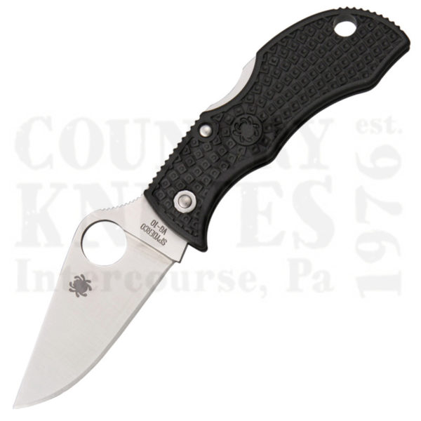Buy Spyderco  MBKP ManBug - BLACK FRN / PlainEdge at Country Knives.