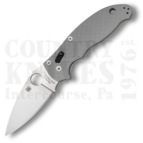 Buy Spyderco  C101GPGY2 Manix2 - Gray G-10 / CRU-WEAR at Country Knives.