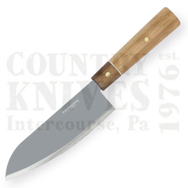 Buy Condor Tool & Knife  CTK5000-6.5 Kondoru Kitchen Santoku Knife -  Leather Sheath at Country Knives.