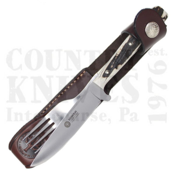 Buy Böker Böker Arbolito B-03BA501HH Knife & Fork Set - South American Stag at Country Knives.