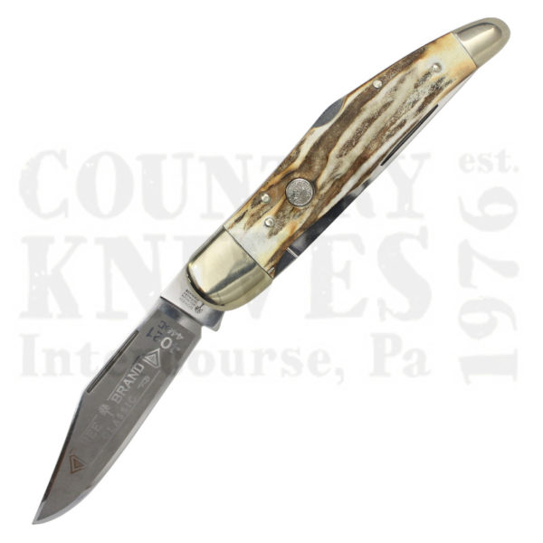 Buy Böker  B-4021HH Folding Hunter - India Stag / Two Blades at Country Knives.