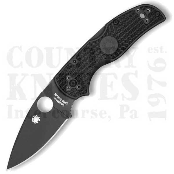 Buy Spyderco  C41PBBK5 Native 5 - W-DLC / PlainEdge at Country Knives.