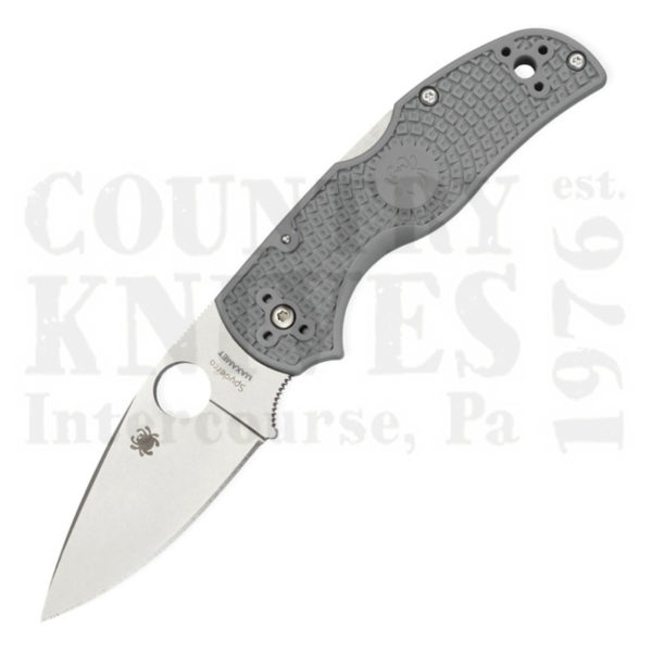 Buy Spyderco  C41PGY5 Native 5 - GREY FRN / Maxamet at Country Knives.