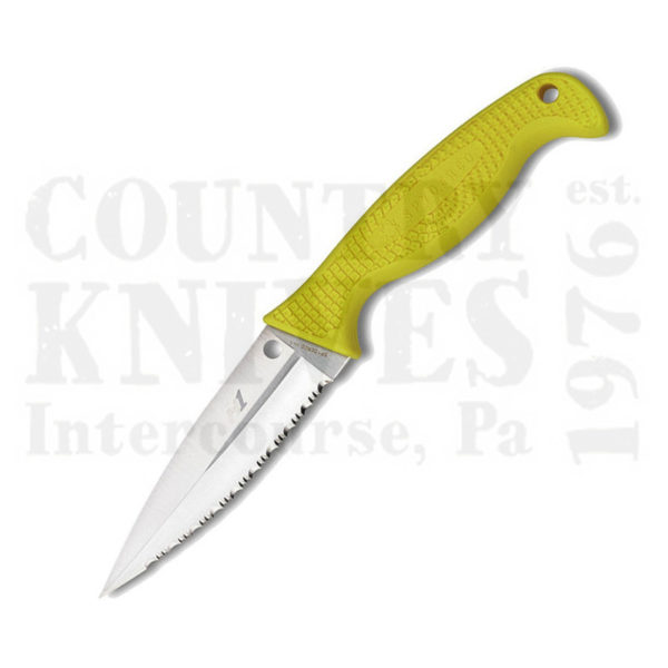 Buy Spyderco  FB40SYL Fish Hunter - YELLOW / H1 / SpyderEdge at Country Knives.