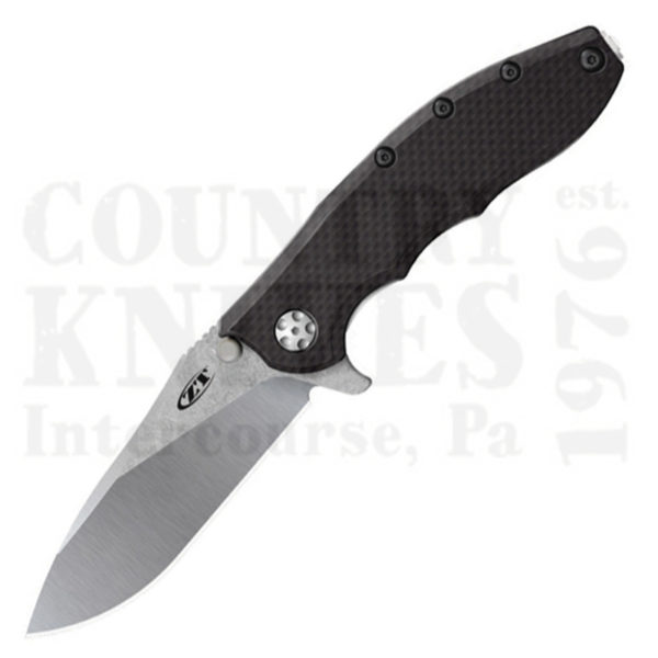 Buy Zero Tolerance  ZT0562CF Hinderer Slicer - CPM-20CV / Stonewash & Satin at Country Knives.