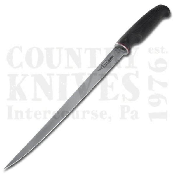 Buy White River Knife & Tool  WRF11-MIC 11" Fillet Knife - 440C / Micarta / Leather at Country Knives.