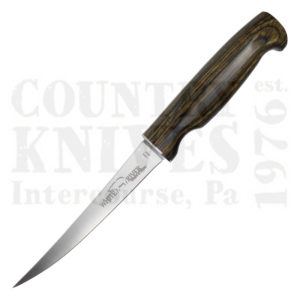 White River Knife & ToolWRF6-DW6″ Fillet Knife – 440C / Dymondwood / Leather