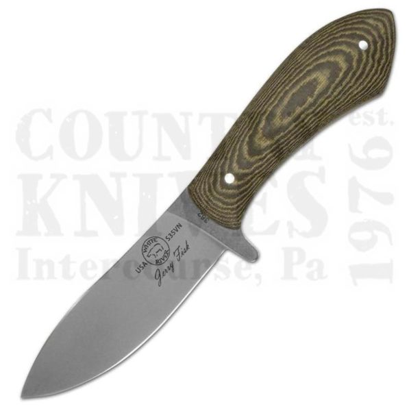 Buy White River Knife & Tool  WRJF-SB Sendero Bush Knife - S30V / Green & Black G-10 / Leather at Country Knives.