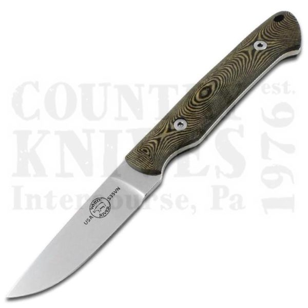 Buy White River Knife & Tool  WRSG-RMB Small Game -  Black & Tan Richlite at Country Knives.