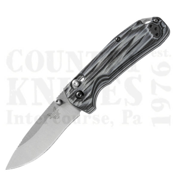 Buy Benchmade  BM15031-1 North Fork Folder - Black & Gray G-10 at Country Knives.