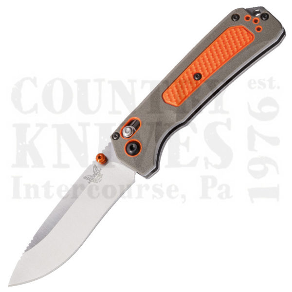 Buy Benchmade  BM15061 Grizzly Ridge - Orange Grivory & Gray Versaflex  at Country Knives.