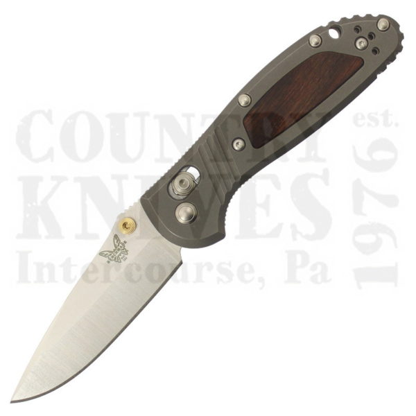 Buy Benchmade  BM556-1701 Mini-Griptilian - CPM 20CV / Titanium / Wood at Country Knives.