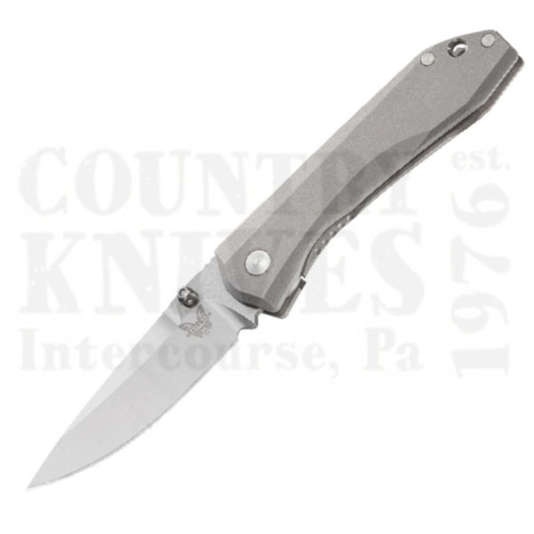 Buy Benchmade  BM765 Mini Titanium Monolock - M390 / Plain Edge at Country Knives.