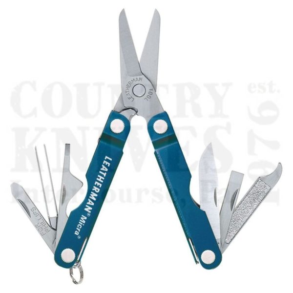 Buy Leatherman  LT64340101K Micra - Blue Anodized Aluminum at Country Knives.