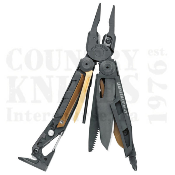 Buy Leatherman  LT850022 MUT Utility - Black Oxide / Brown MOLLE Sheath at Country Knives.
