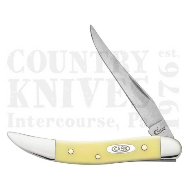 Buy Case  CA0091 Small Texas Toothpick - Yellow Delrin at Country Knives.