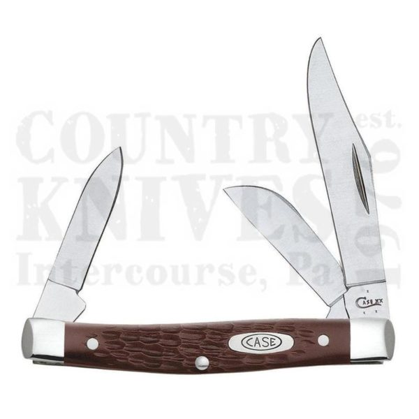 Buy Case  CA0106 Medium Stockman - Brown Delrin at Country Knives.